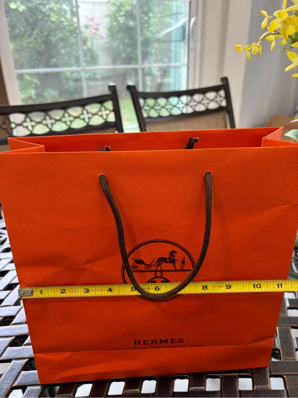 Hermes Gift bag with signature logo